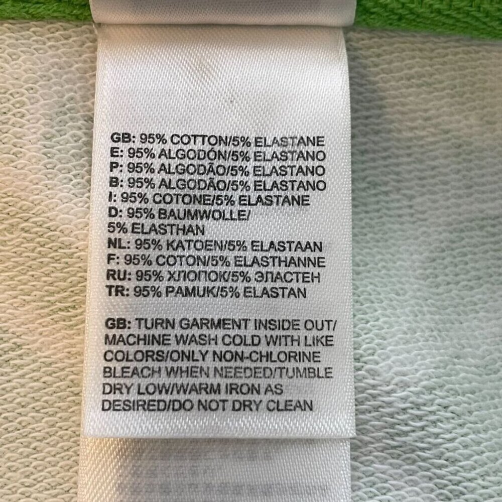 The North Face Green Floral Abstract Zip Up Hoodie Size Medium M - Picture 6 of 7